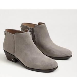 NEW SAM EDELMAN women's petty bootie in grey